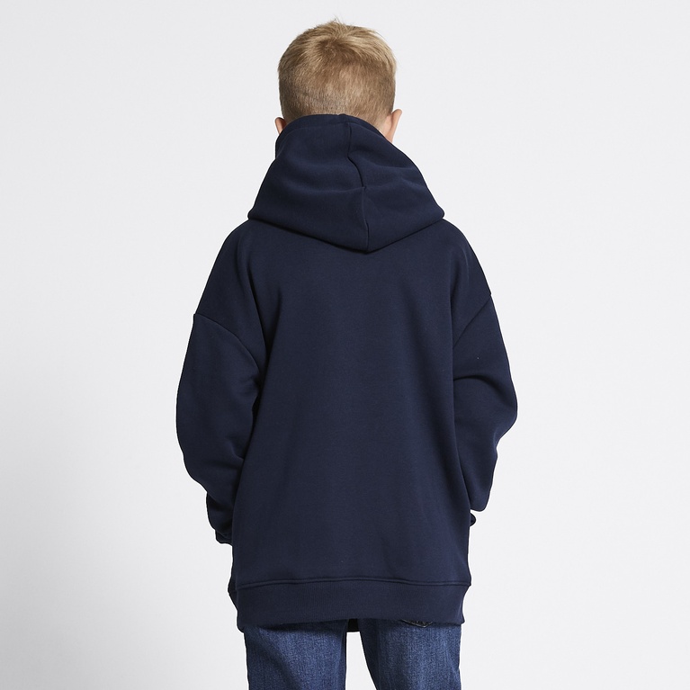 Printed hoodie "Jordon" Navy 4